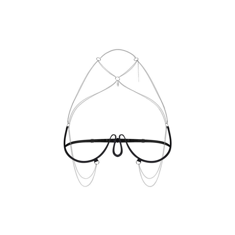 Lustique harnais soutien-gorge noir PREMIUM