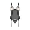 Vila blanes corset et string - Noirs