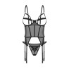 Euridia corset et string - Noirs