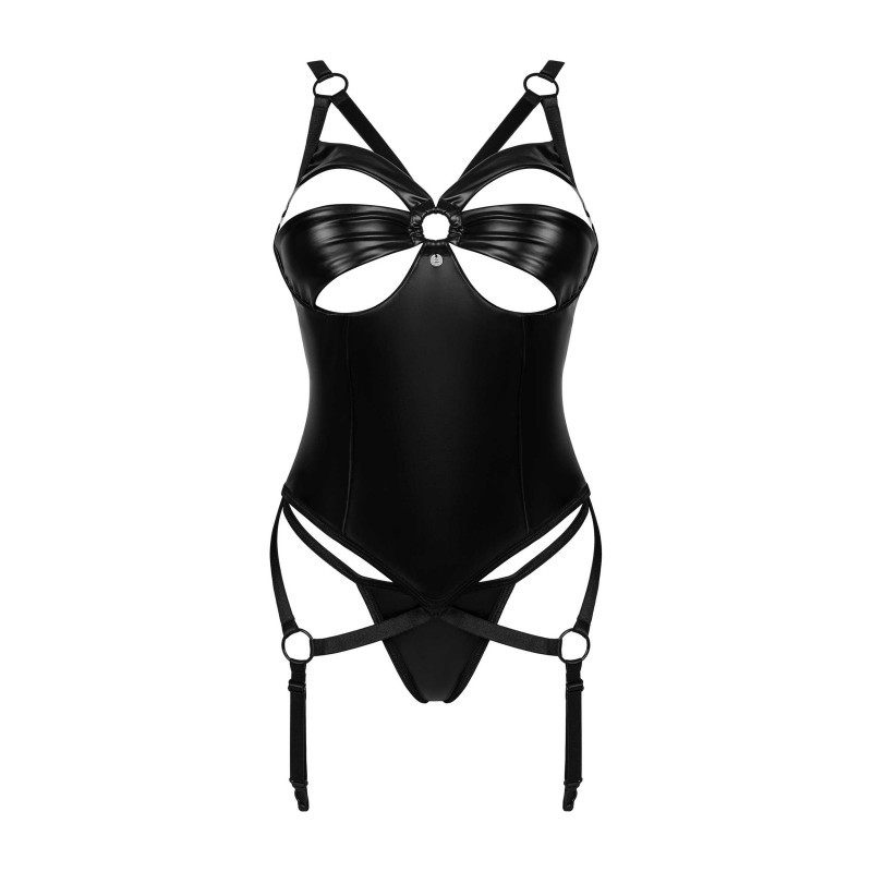 Armares guêpière et string - Noir