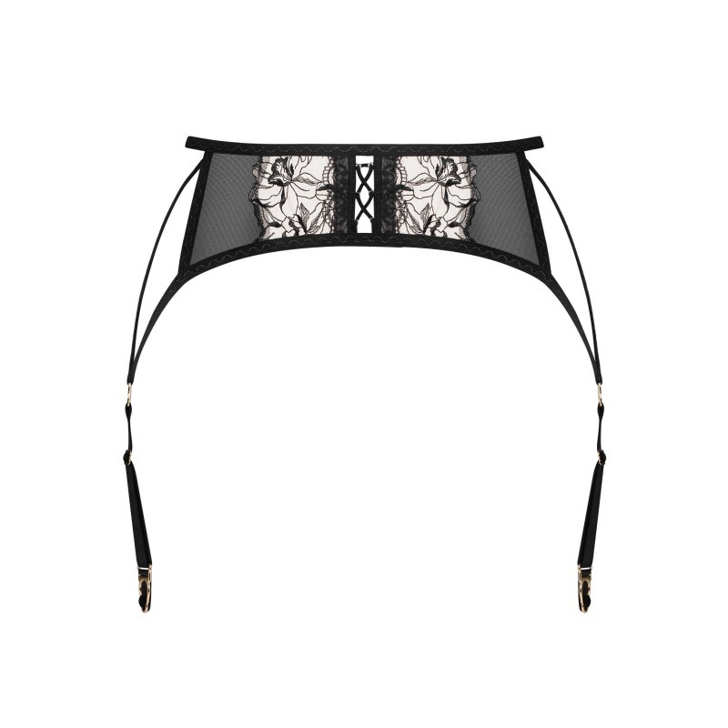 Vila blanes porte-jarretelles - Noir