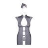 Stewardess Costume 3 pcs - Gris