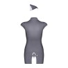 Stewardess Costume 3 pcs - Gris