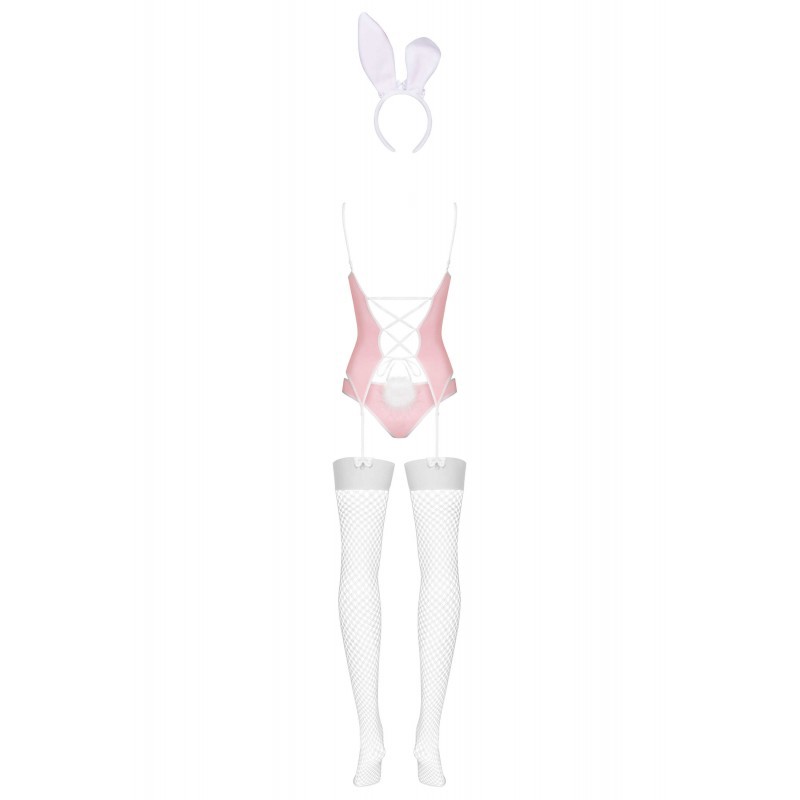 Bunny suit Costume Lapin 4 pcs rose 