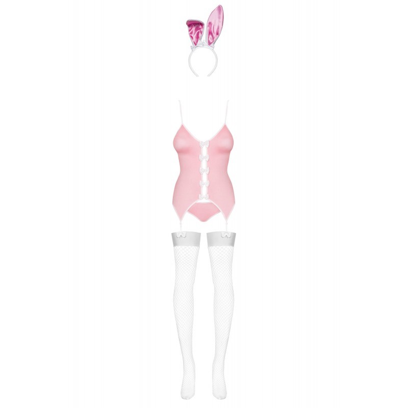 Bunny suit Costume Lapin 4 pcs rose 