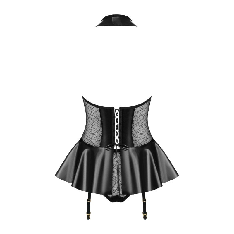 859-COR-1 Guêpière - Noir