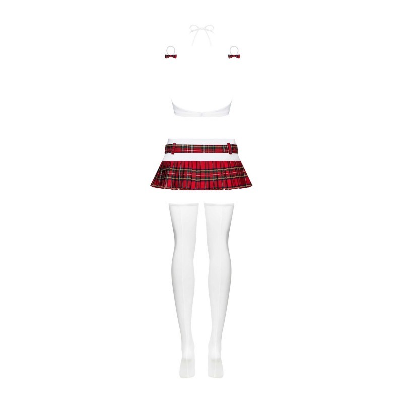 Schooly Costume - Rouge et Blanc
