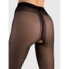 Ouvert Collants 20 DEN - Noir