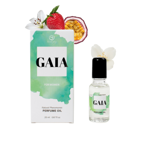 Huile parfumée Roll-on aux phéromones Gaia pour femme