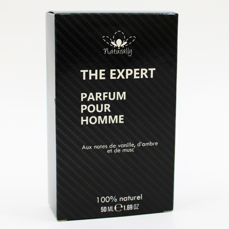 Parfum homme 100% naturel – Vanille, ambre  musc – 50 ml