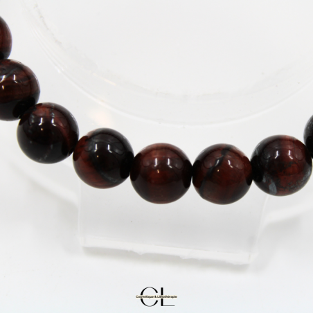 Bracelet en pierres naturelles Oeil de Taureau A 8mm