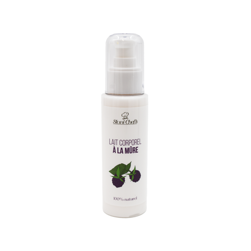 Lait corps hydratant à la mûre - 100ml 100% naturel