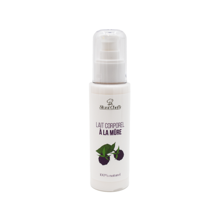 Lait corps hydratant à la mûre - 100ml 100% naturel
