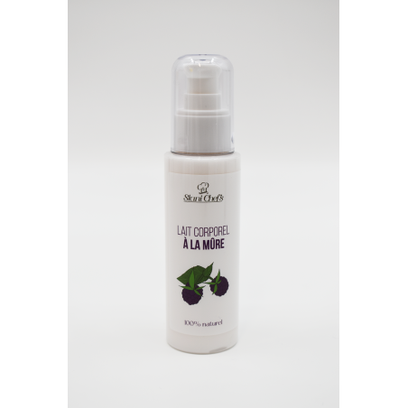 Lait corps hydratant à la mûre - 100ml 100% naturel