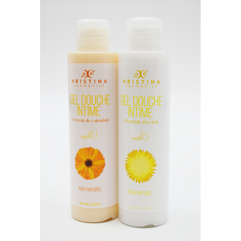 Gel douche intime à l'extrait de calendula - 125ml 100% naturel