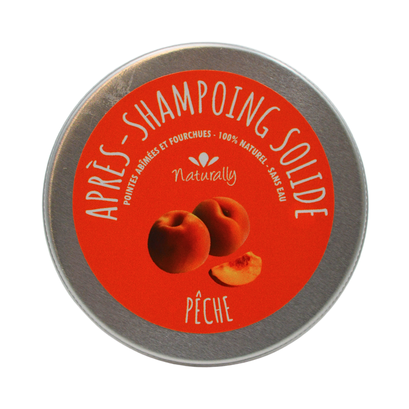 Après-shampoing solide - Pêche 50gr