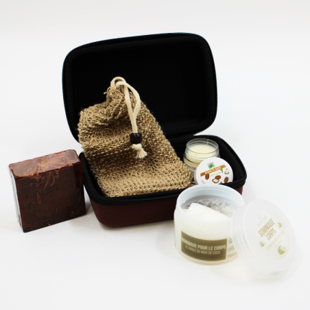 Coffret Gommage Corps Soin – 100% Naturel