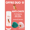 Shampoing pour chien 200ml  brosse de bain - OFFRE DUO - ANTI-CHUTE