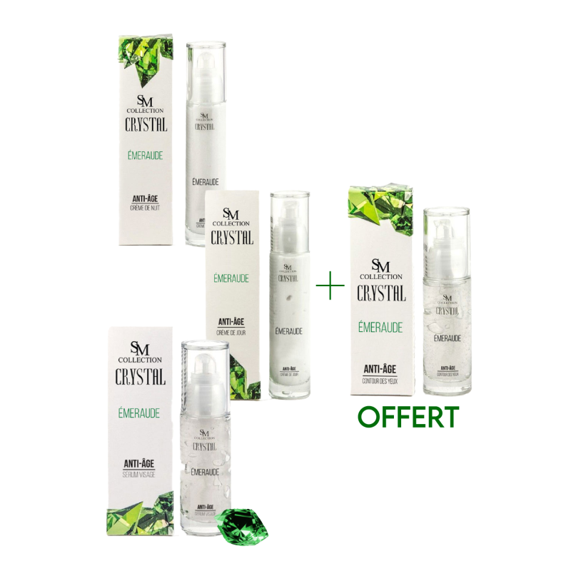 Gamme complète anti-âge - Émeraude 100% naturelle