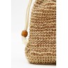 Sac à savon en sisal - Marron