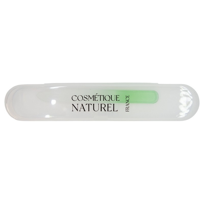 Lime à ongles verte en verre