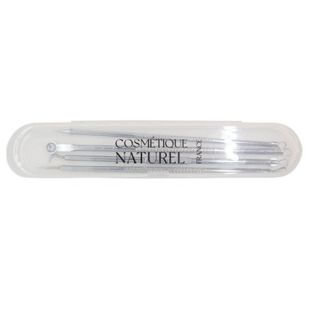 Kit de 4 extracteurs boutons et comédons boitier