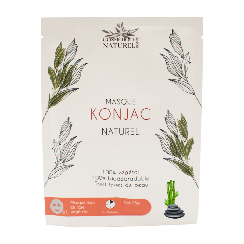 Masque Konjac - Charbon de bambou