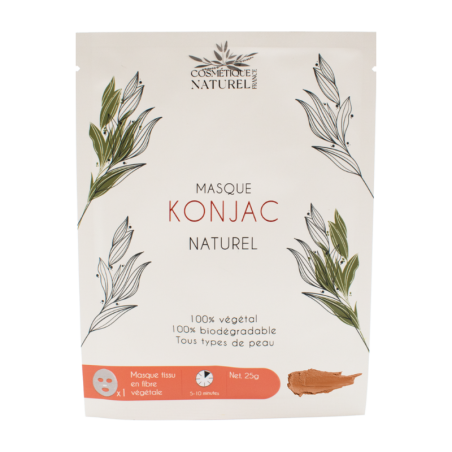 Masque konjac - Argile rouge
