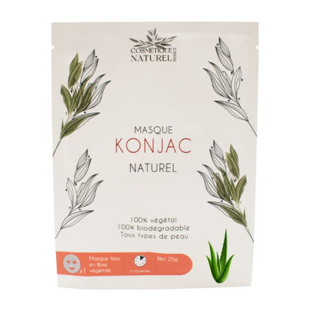 Masque konjac - Aloé vera