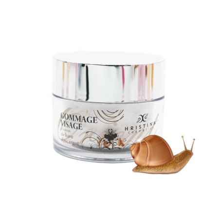 Gommage visage à base de bave d'escargot - 100ml 100% naturel