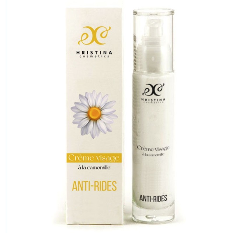 Crème visage anti-rides - 50ml 100% naturelle
