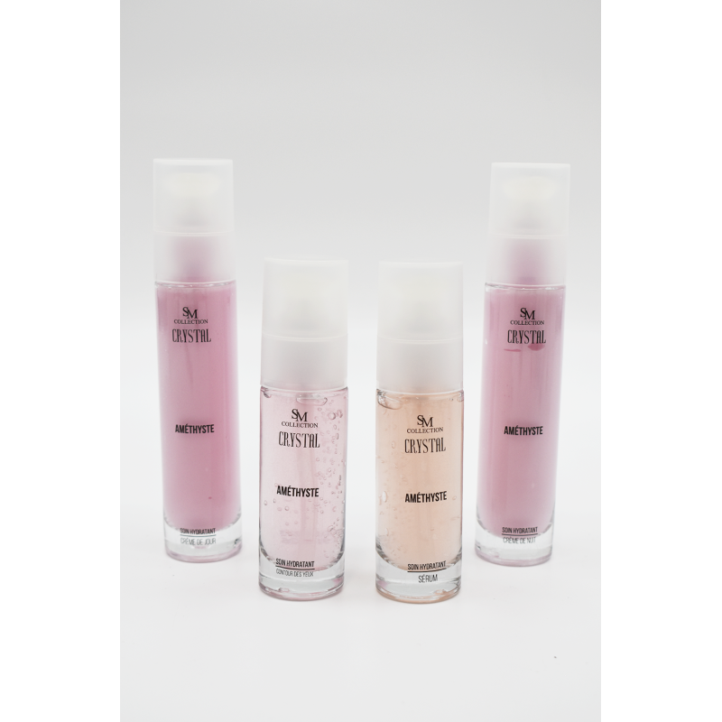 Crème de nuit à la poudre d'améthyste 50ml 100% naturelle