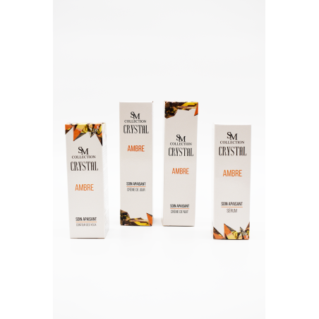 Crème contour des yeux à la poudre d'ambre 30ml 100% naturelle