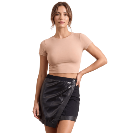Jupe courte noire Mia