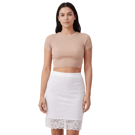 Jupe longue blanche Catalina