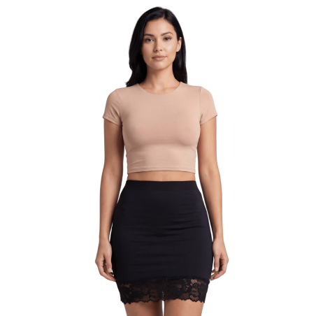 Jupe courte noire Marina