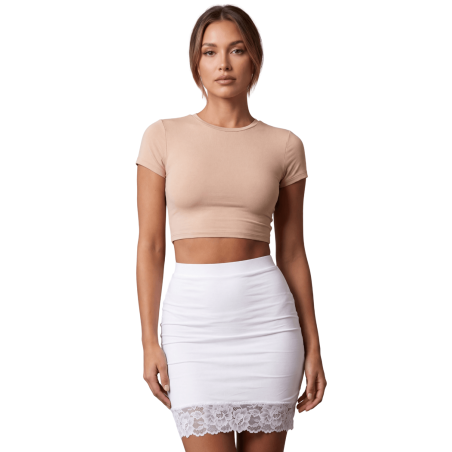 Jupe longue blanche Maria