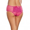 Panty taille basse, ouvert, fronces au dos