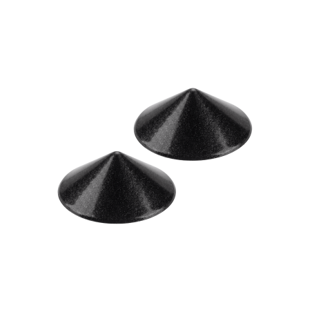 Nipple Métal noir Cache tétons cône