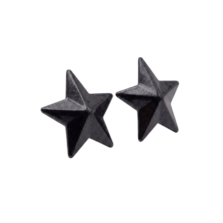 Nipple Métal noir Cache tétons d'étoile