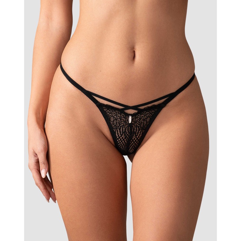 Iliosa string - Noir