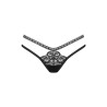 Blomentis string - Noir