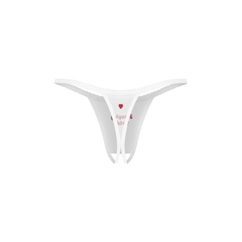 Weddya Bride string ouvert blanc