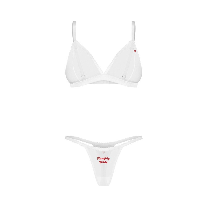 Weddya Bride ensemble de lingerie 3 pièces - Blanc