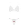 Weddya Bride ensemble de lingerie 3 pièces - Blanc