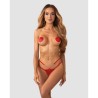 Matildea string ouvert Rouge