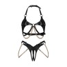 Anyya ensemble ouvert 2 pièces - Noir