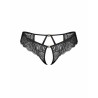 Divienne string ouvert noir