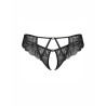 Divienne string ouvert noir