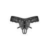 Trinise string ouvert noir